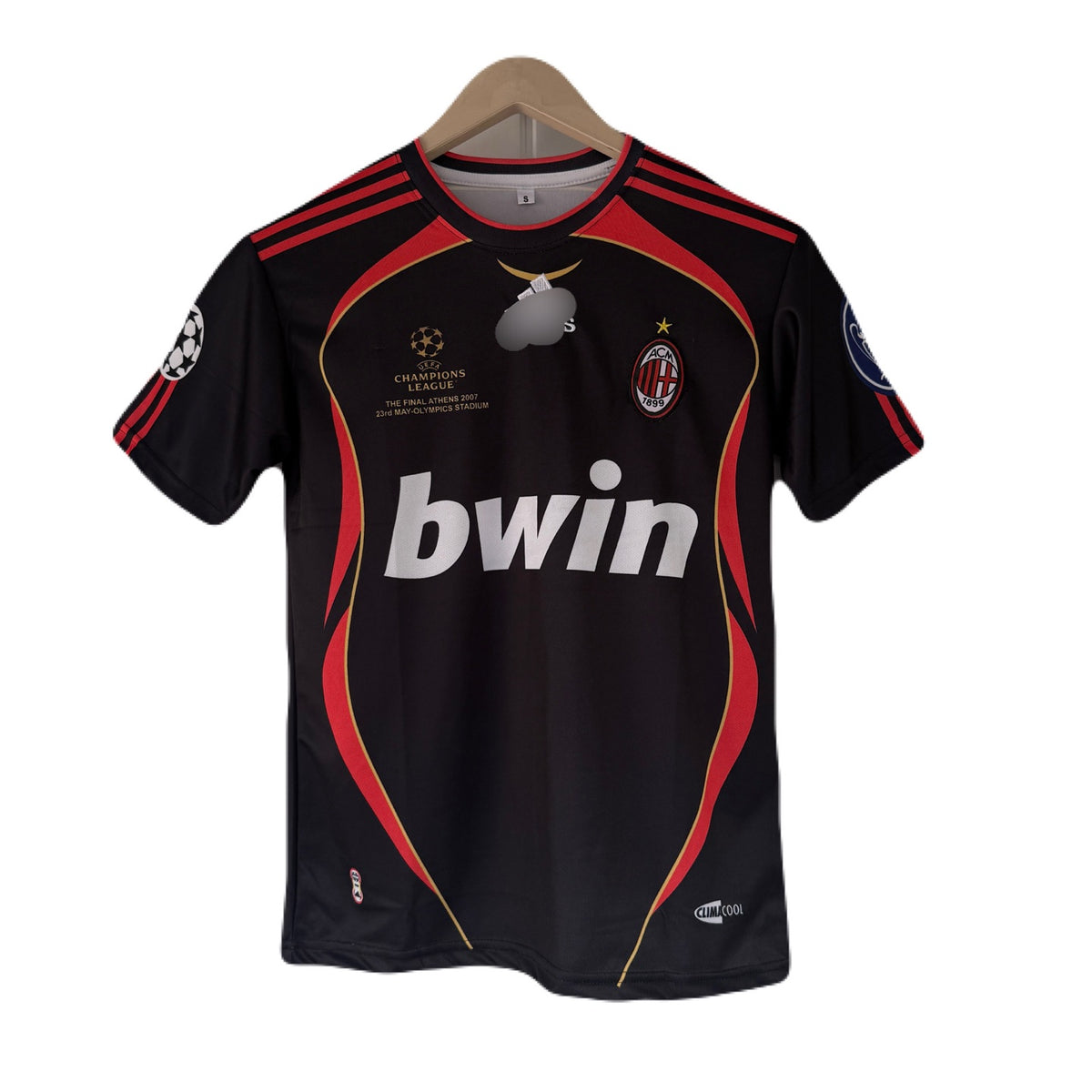 Maldini ac milan 2007 half sleeve Jersey P2170-