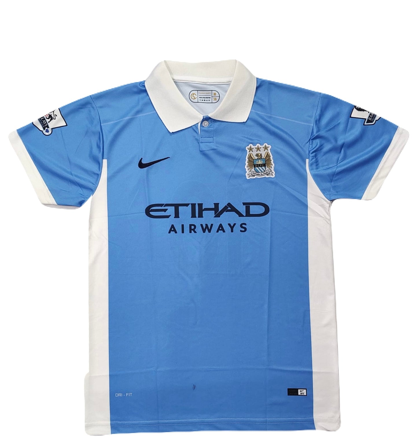 Man city 2015/16 home jersey aguero - ms retro store