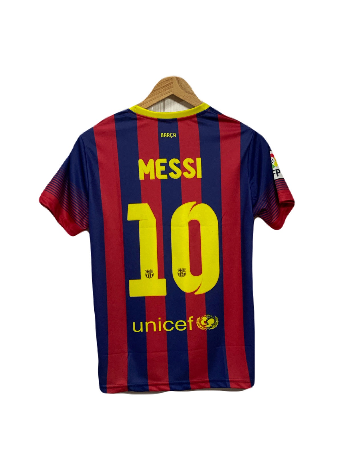 Barcelona 2013-14 Home kit Messi Half sleeve - P200 - Ms Retro Store