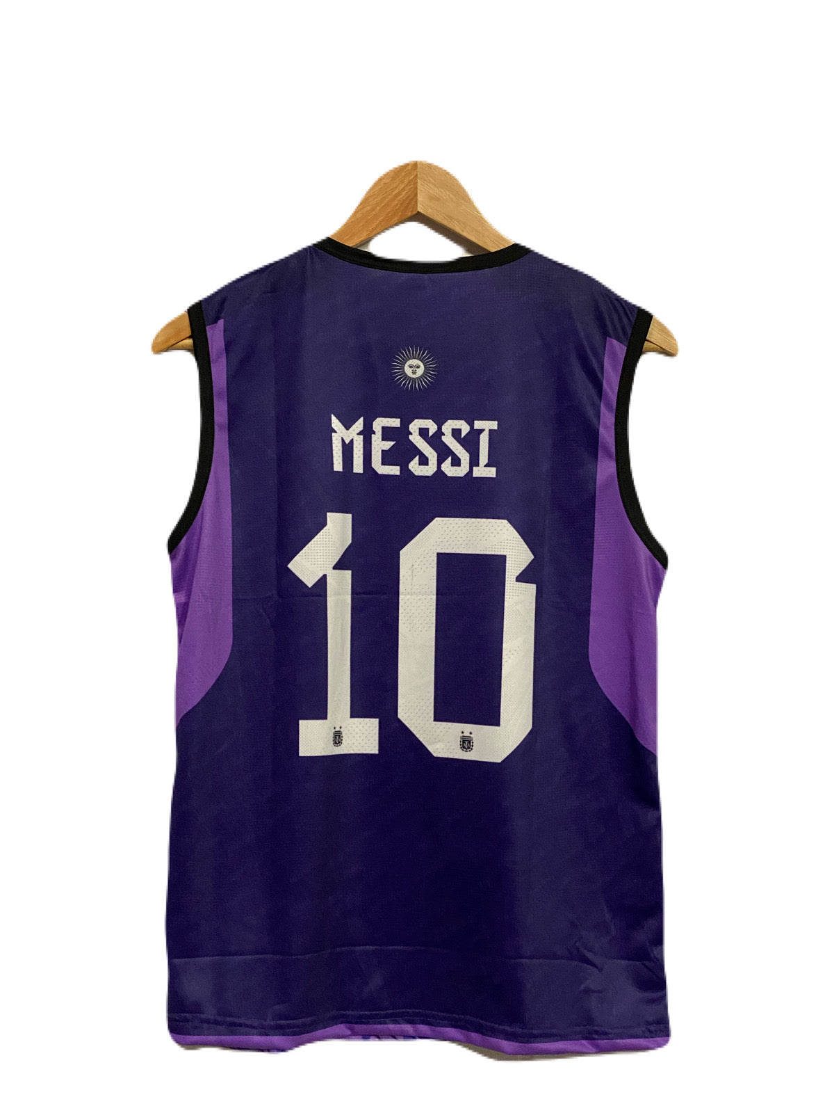 Messi argentina sleevless bibs - ms retro store