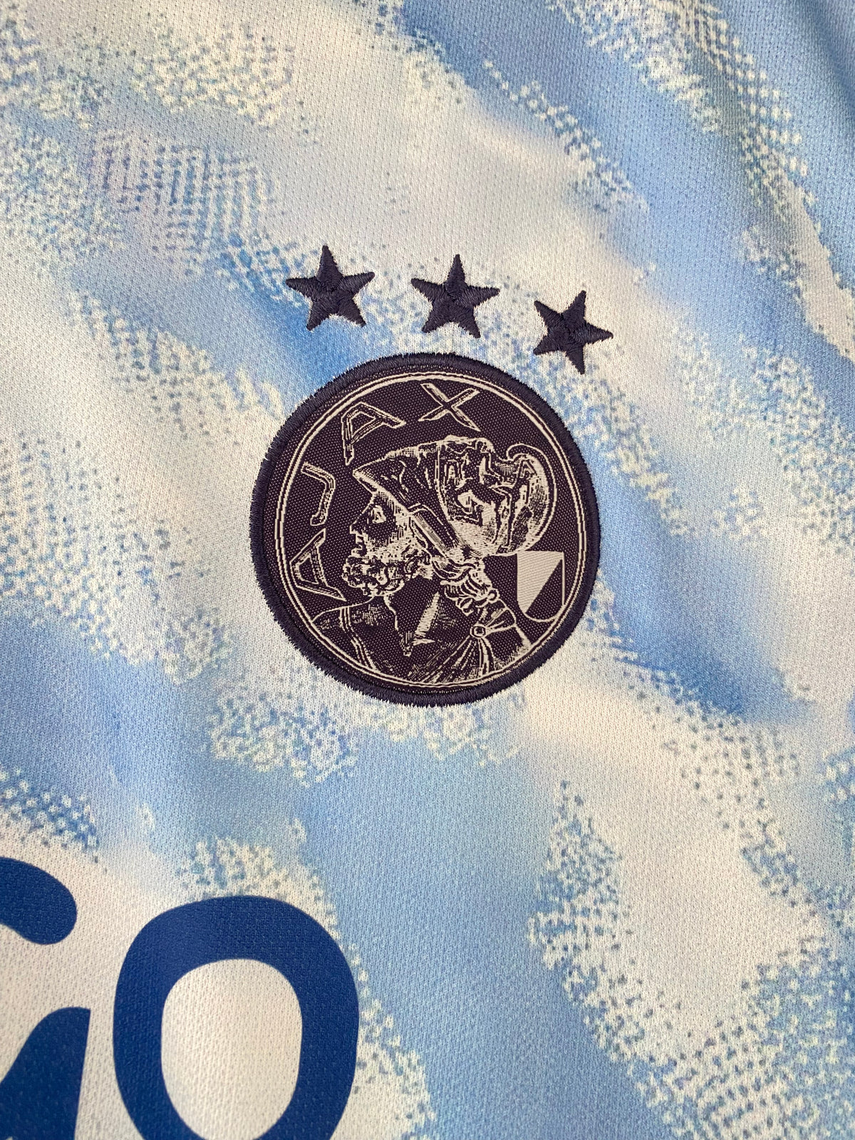 Ajax Away Plain back jersey embroidery half sleeve - P2773