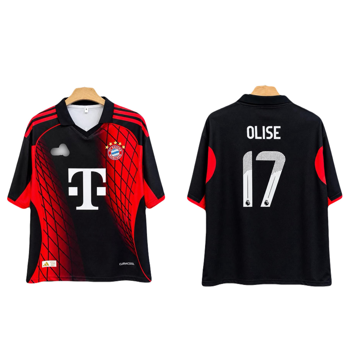 Olise Bayern Five sleeve Collar Sublimation jersey - P2754