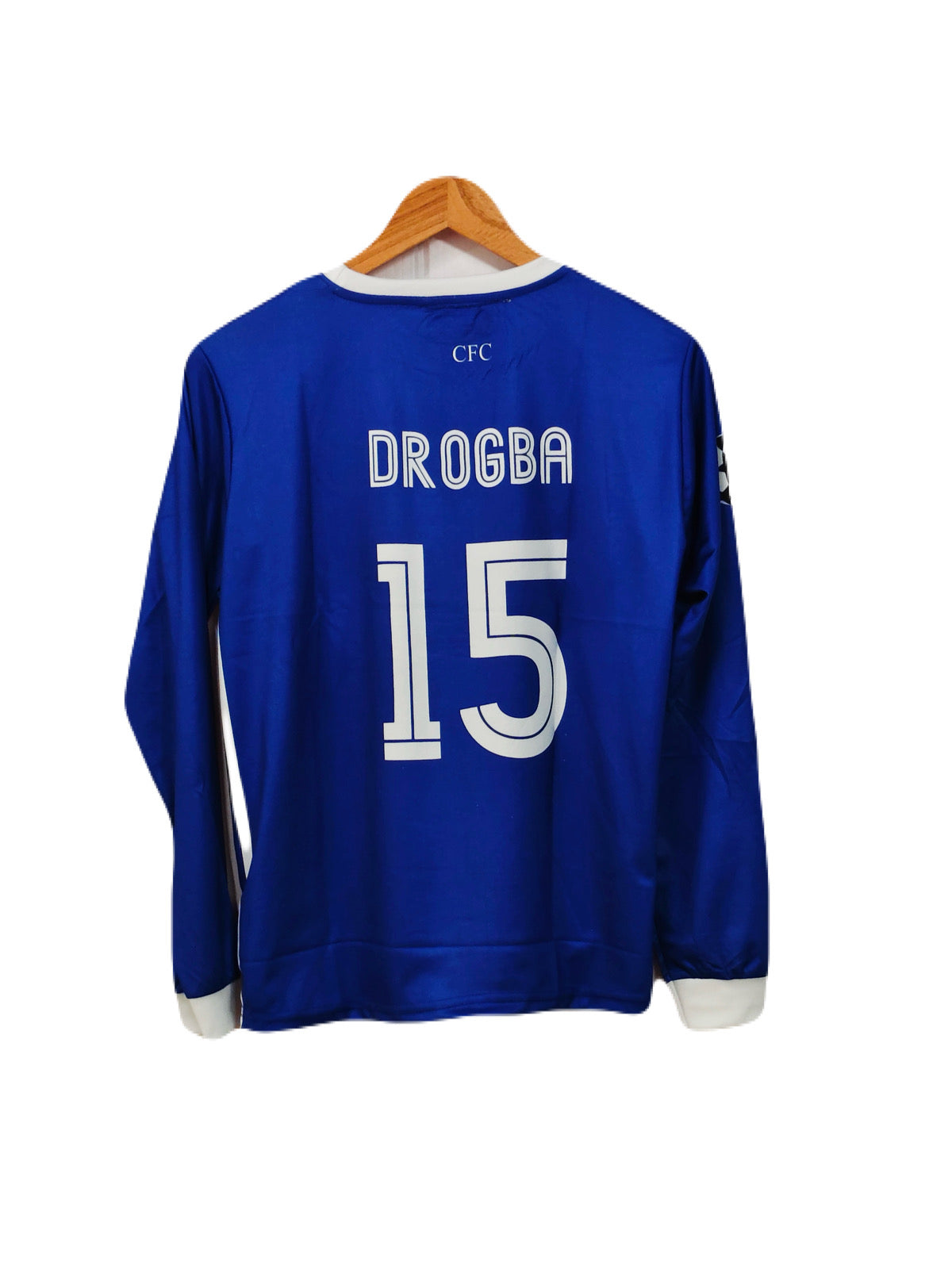 Chelsea 2003-04 Home kit Drogba Full sleeve - P295 - Ms Retro Store