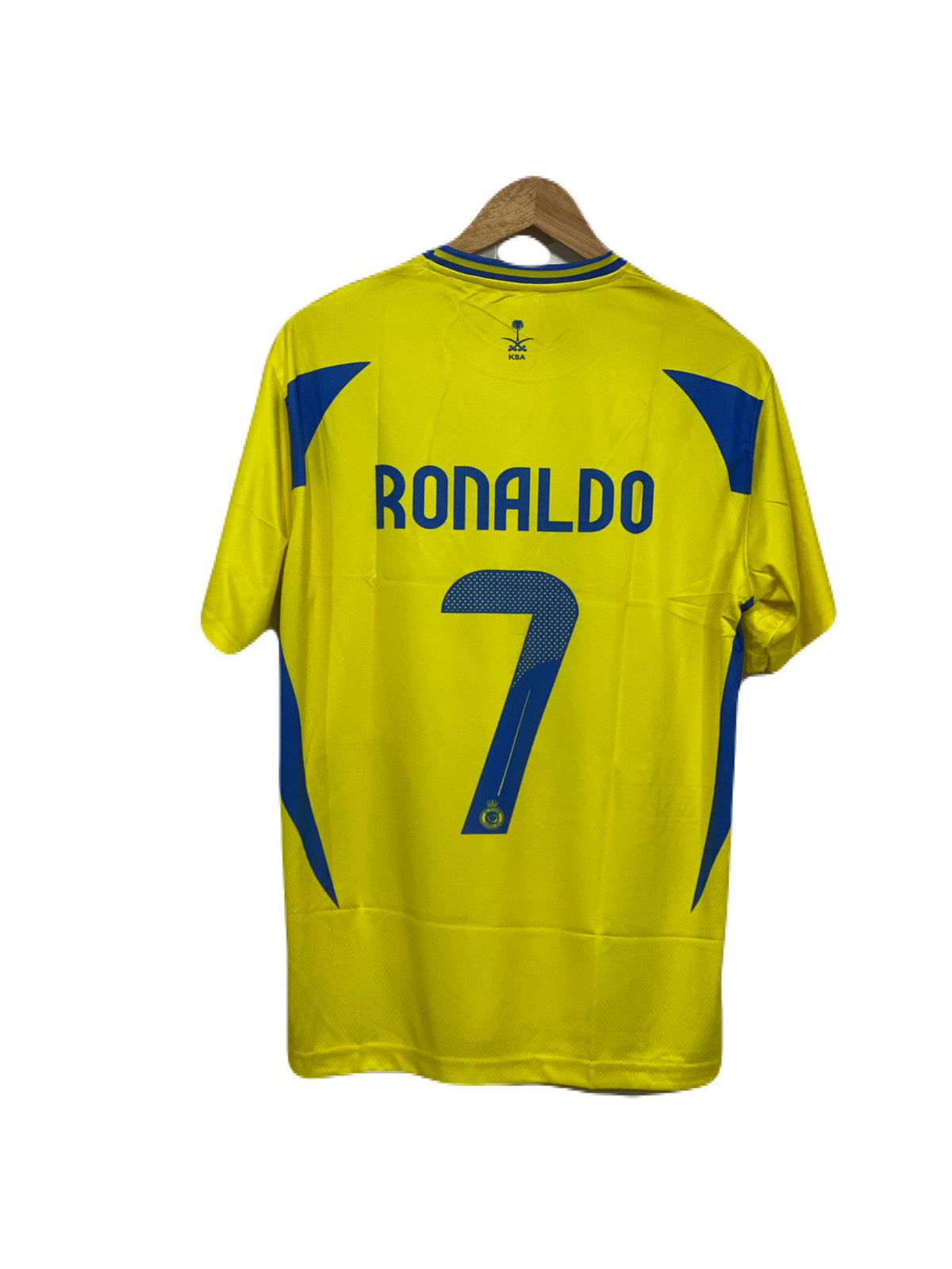 Al nassr Home kit 2024 Ronaldo Half sleeve - P323 - Ms Retro Store