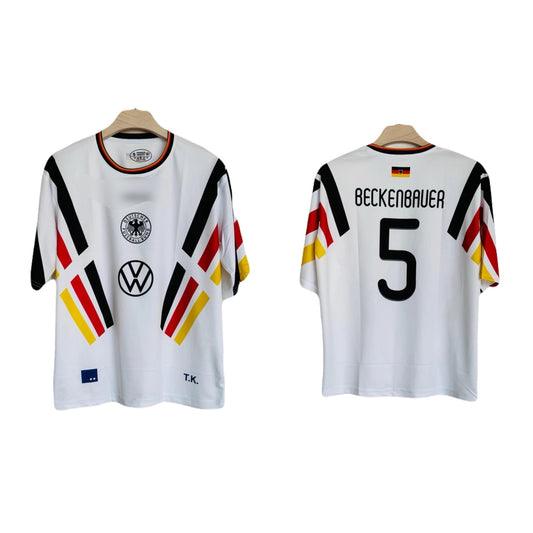 Germany 1996 HOME jersey Five sleeve Beckenbauer - P162 - ms retro store