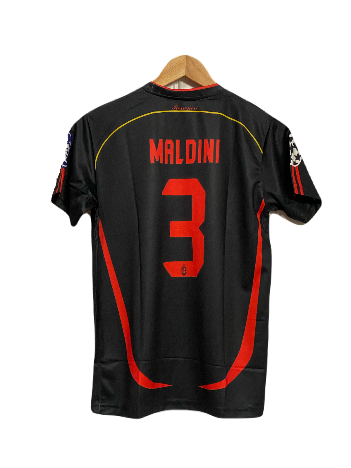 Maldini ac milan embroidery half sleeve - P440 ms retro store