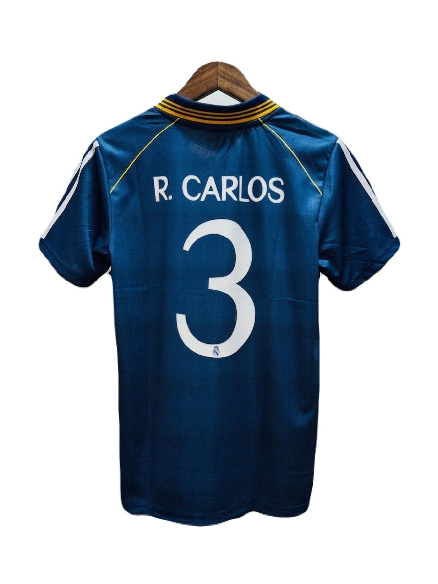 Real madrid away Carlos Half Sleeve collar Sublimation - P1690 Ms Retro Store