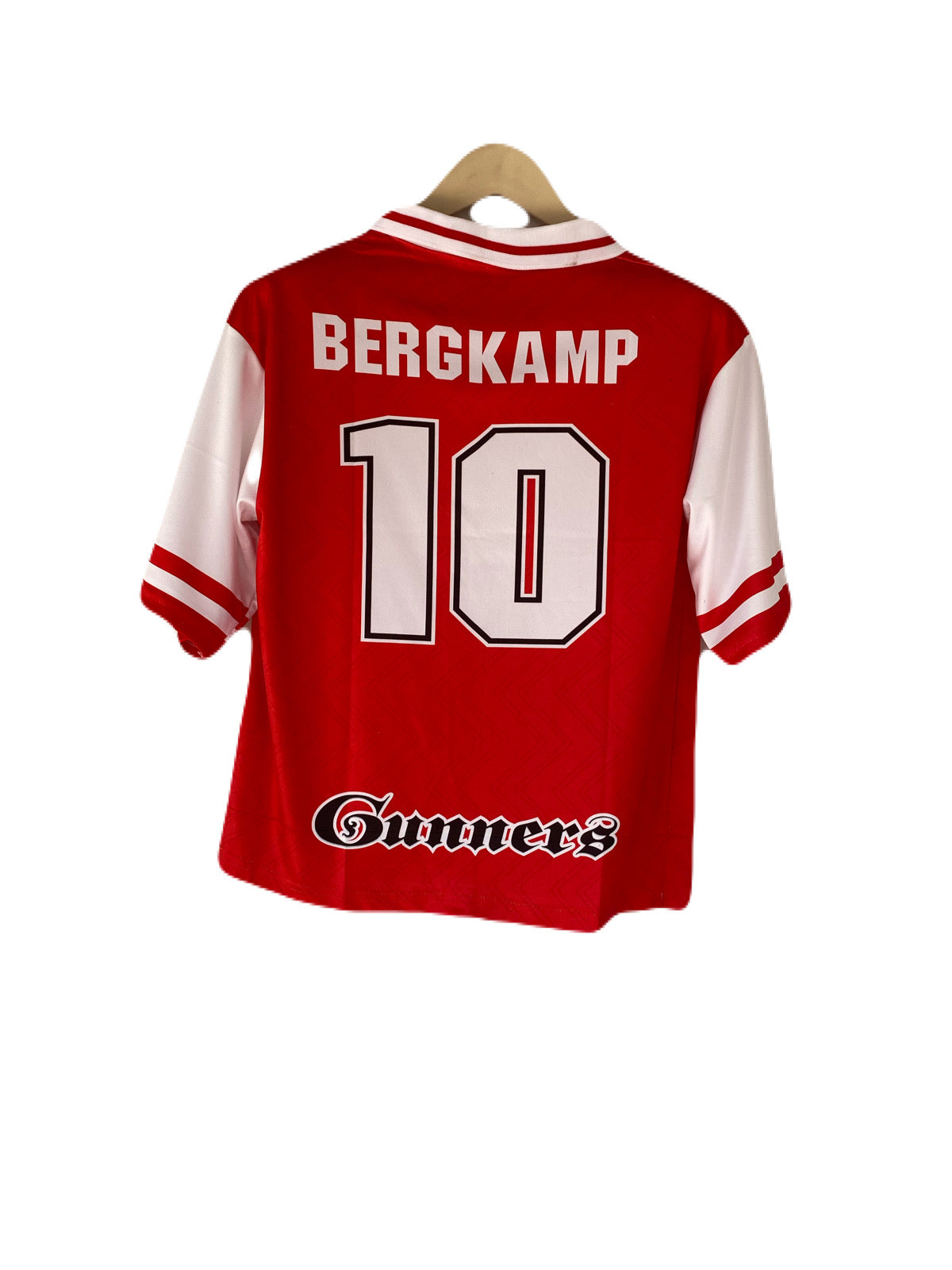 Bergkamp Arsenal Five sleeve collar sublimation jersey - P2301