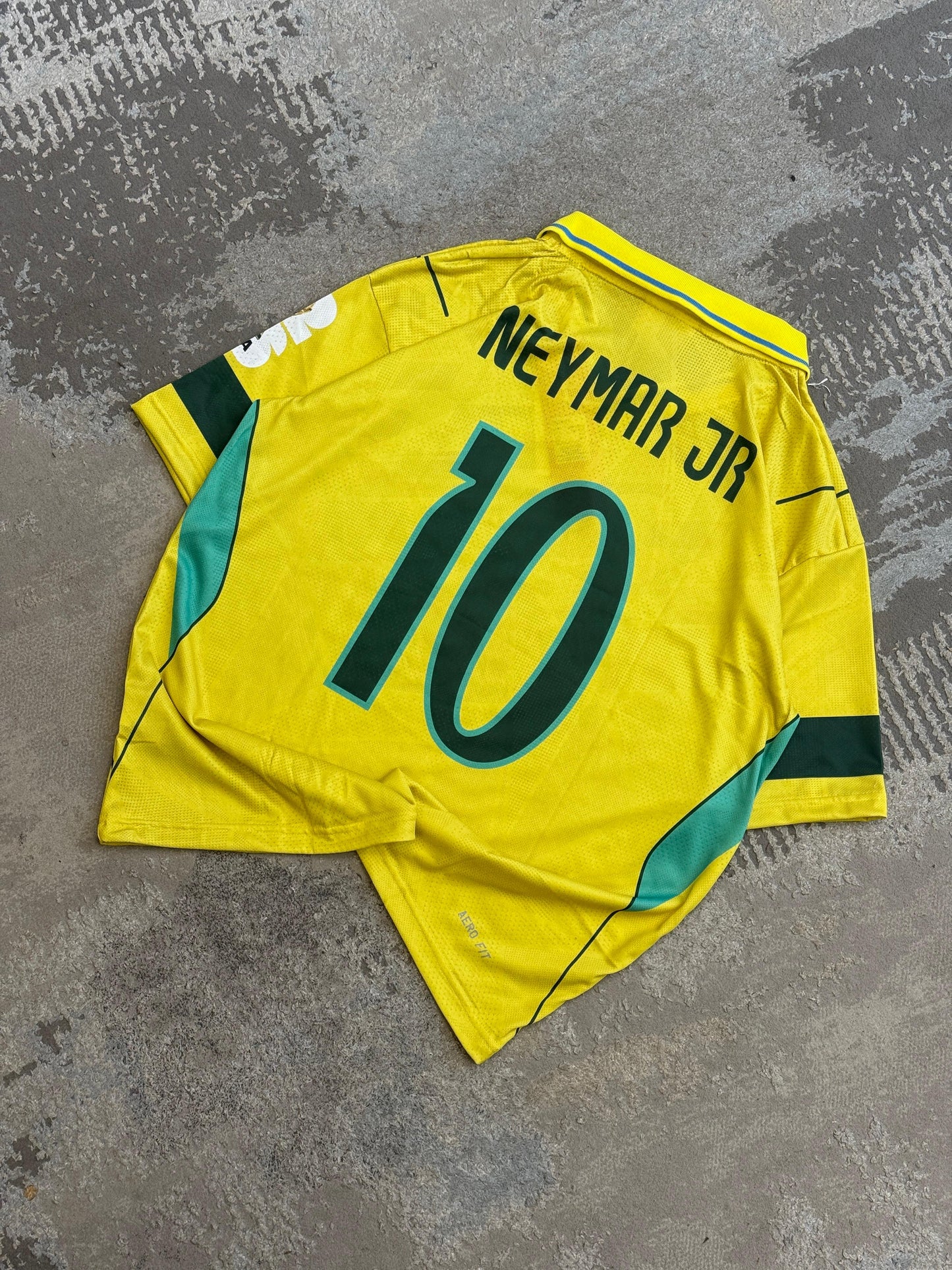 Neymar Brazil 2026 Home World Cup Premium Quality Collar Five Sleeve Sublimation - P1988