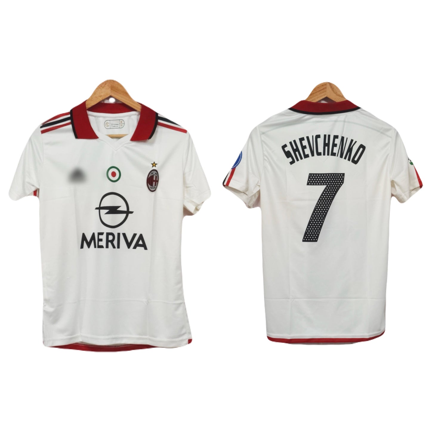Ac Milan 2003-04 Away kit Shvechenko Half sleeve - P270 - Ms Retro Store