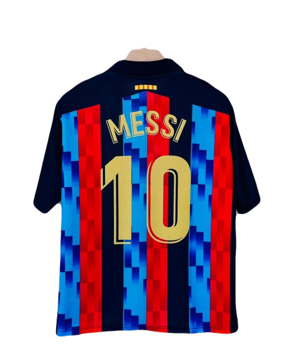 Fc Barcelona Messi special edition Five Sleeve - Ms Retro Store