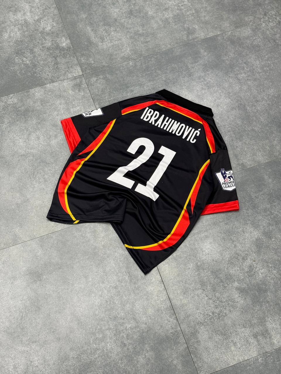 Ac milan 2006 Third kit ibrahimovic Premium Quality Collar Five Sleeve Sublimation Jersey - Ms Retro Store