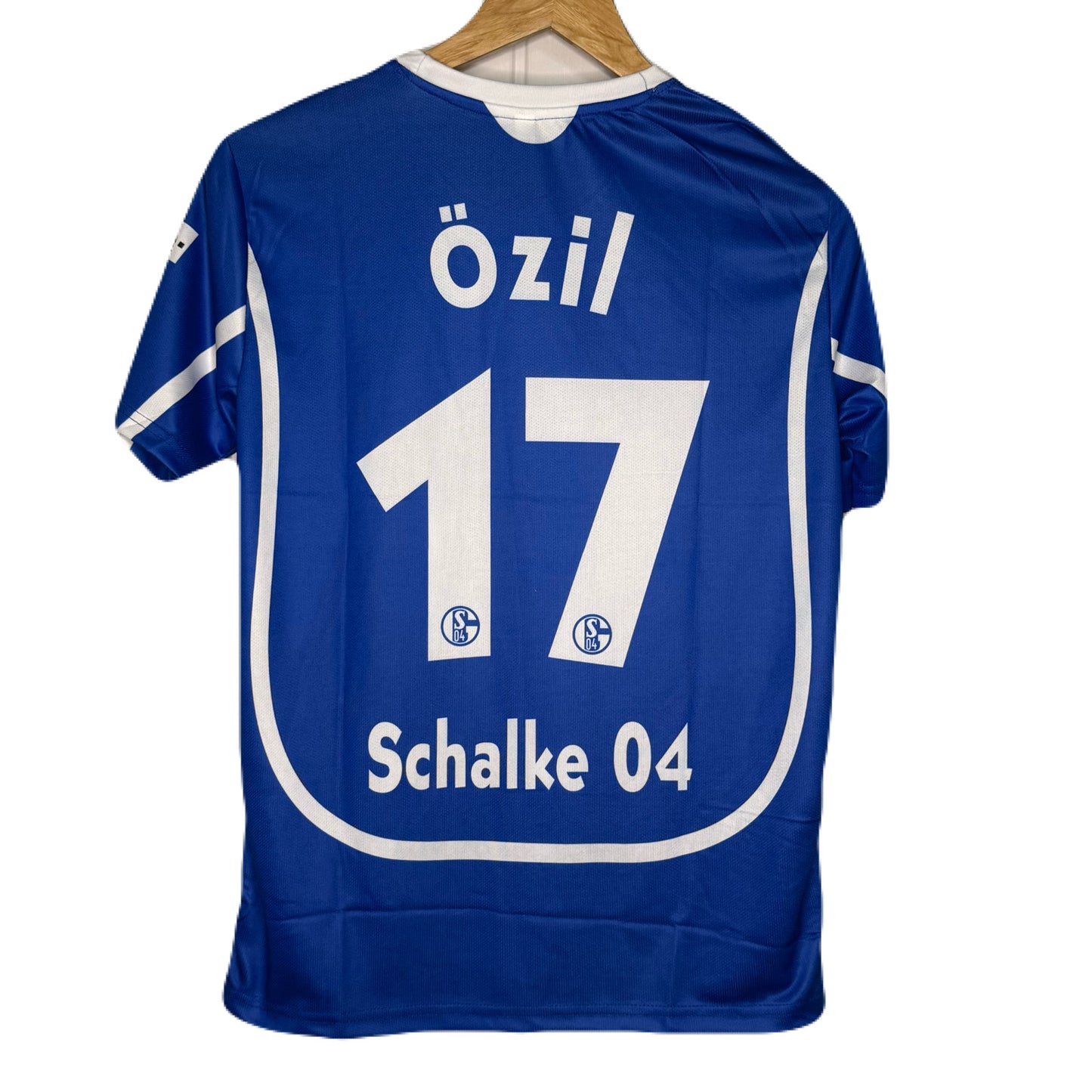 Schalke 04 2007-08 home Kit Ozil Half Sleeve - Ms Retro Store