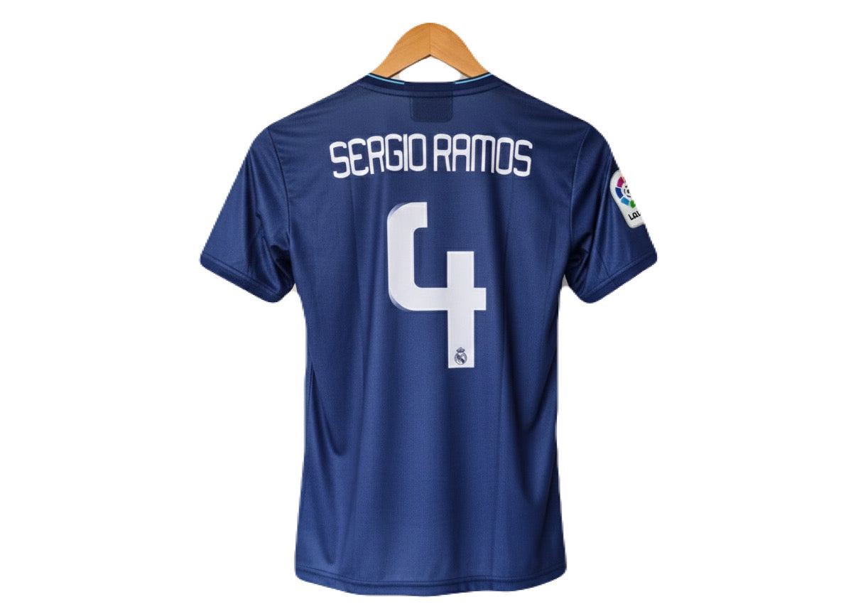 Real Madrid 2008/09 Away Jersey Sergio Ramos Half sleeve - MS Retro Store