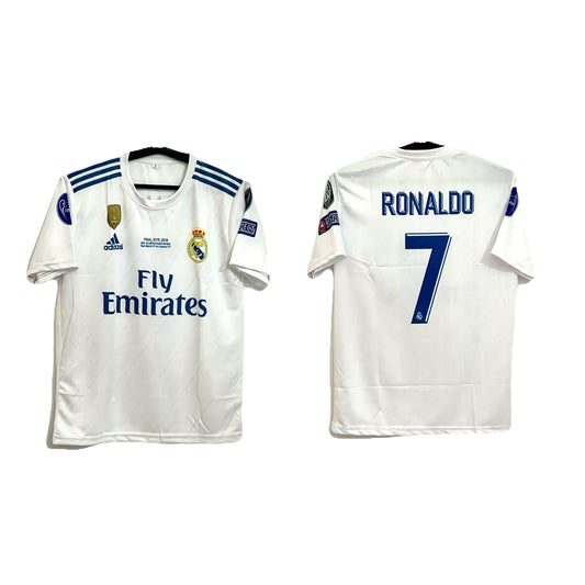 Realmadrid 2018 ucl final edition jersey ronaldo P9 ms retro store
