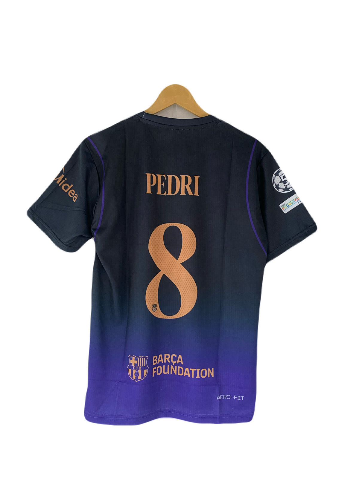 Pedri Barcelona 2026-27 Away kit Sublimation half sleeve - P2725