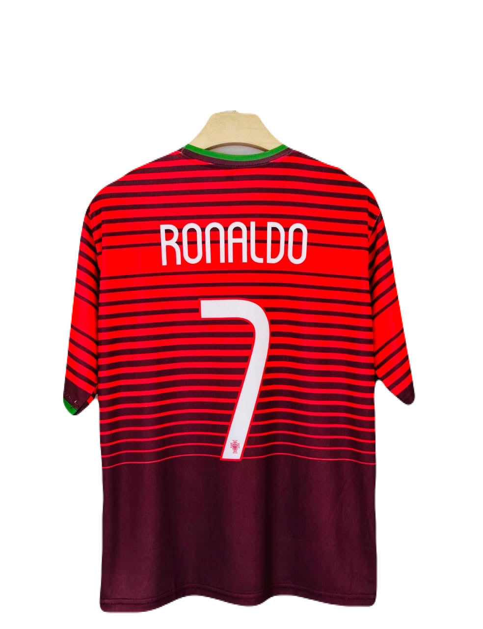 Portugal 2014 Home kit Ronaldo Five sleeve -Ms Retro Store