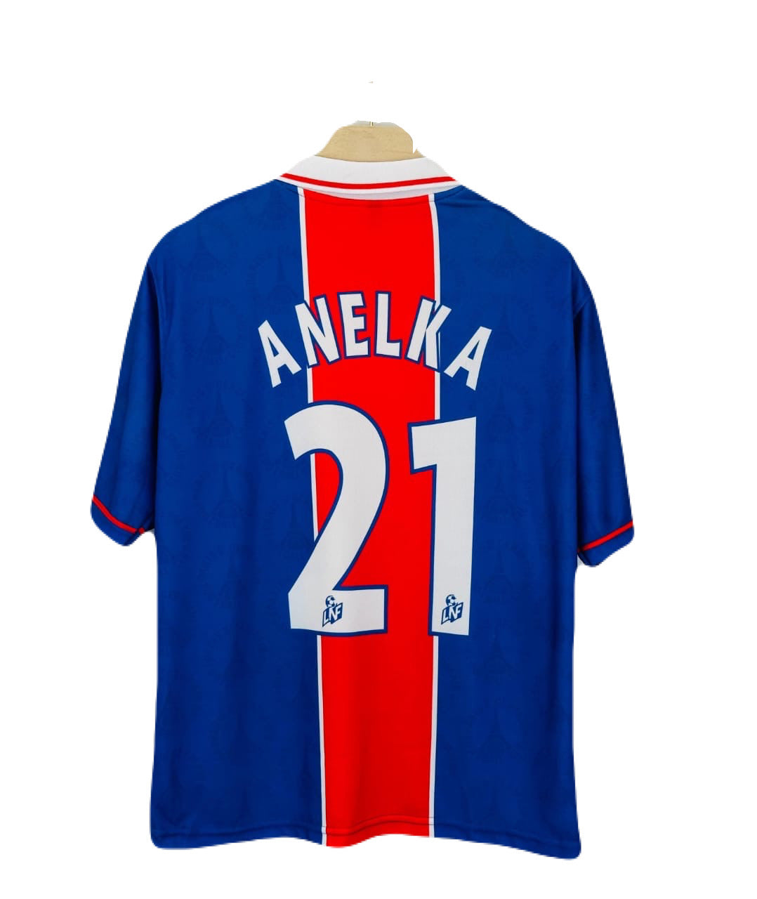 PSG 1998-99 Home kit Anelka Five sleeve - Ms Retro Store