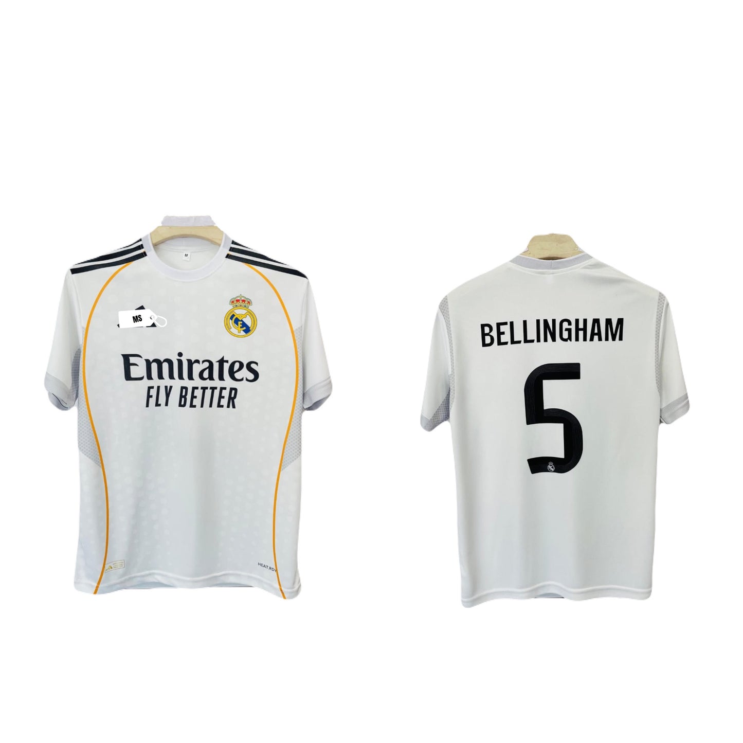 Real Madrid 2025/26 home jersey Bellingham - ms retro store