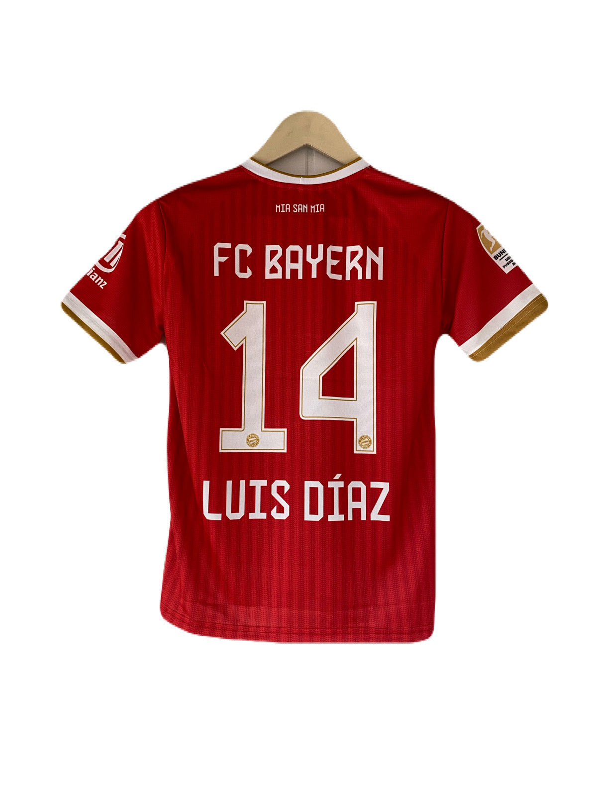 Luis Diaz Bayern new season Home Kit Half Sleeve sublimation - P2156