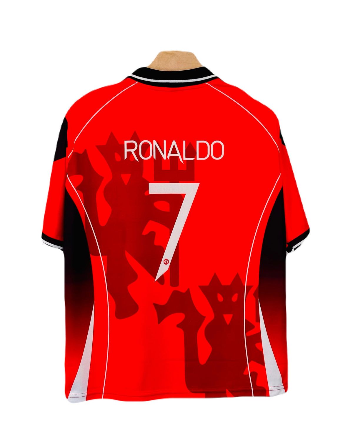 Ronaldo Manchester united Home Five Sleeve collar Sublimation Jersey - P2644