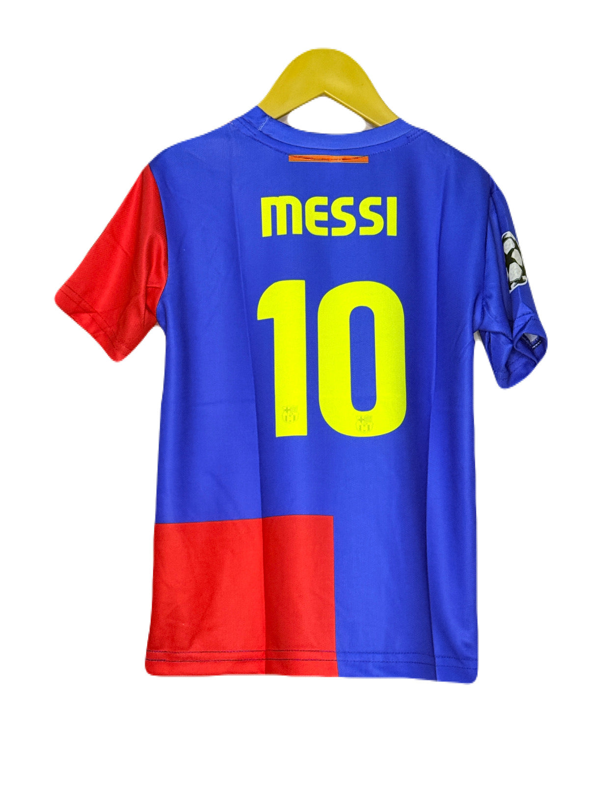 FC BARCELONA 2008-09 HOME KIT MESSI KIDS JERSEY - P1284 MS RETRO STORE