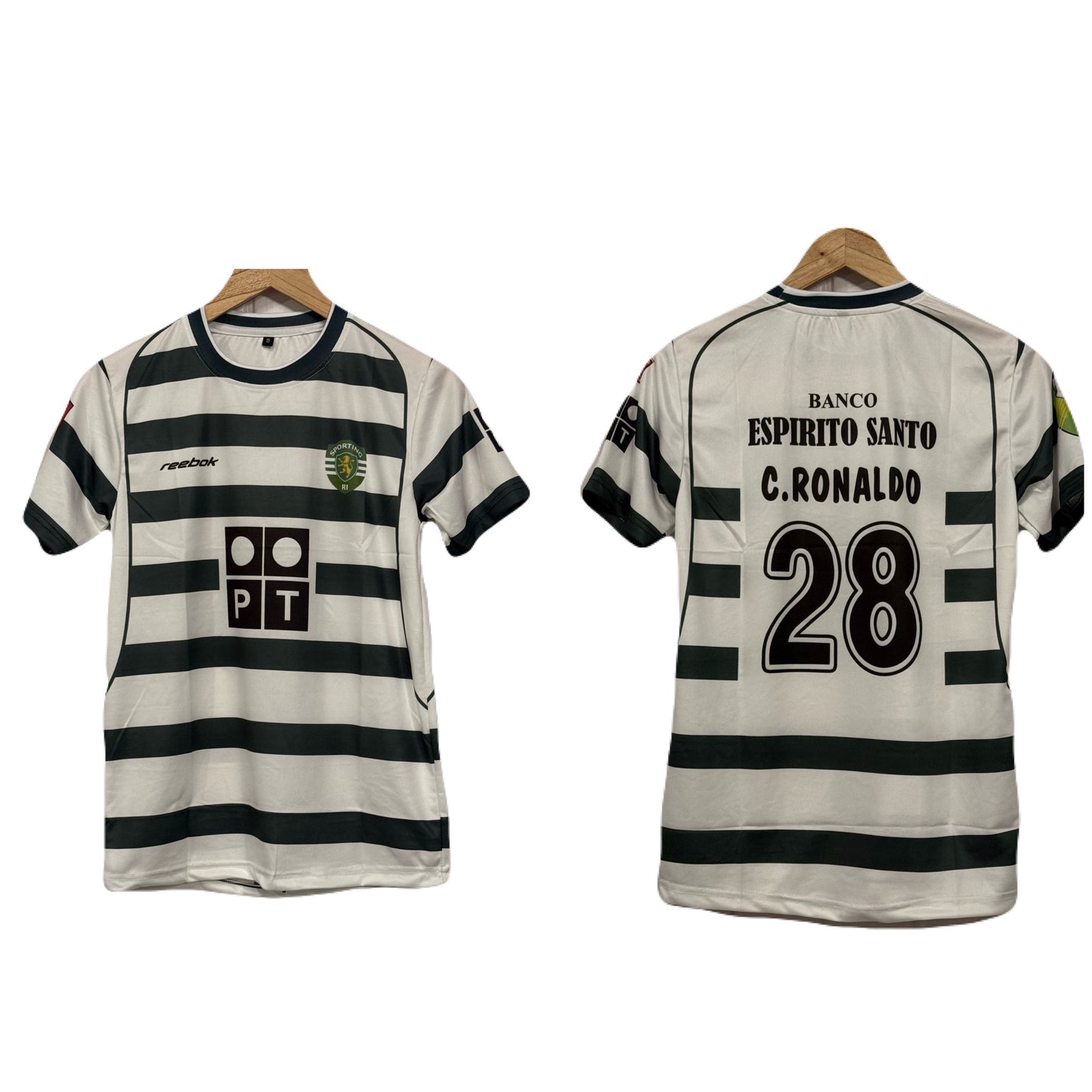 Retro jersey sporting Ronaldo 2001/03 Half sleeve jersey  - ms retro store