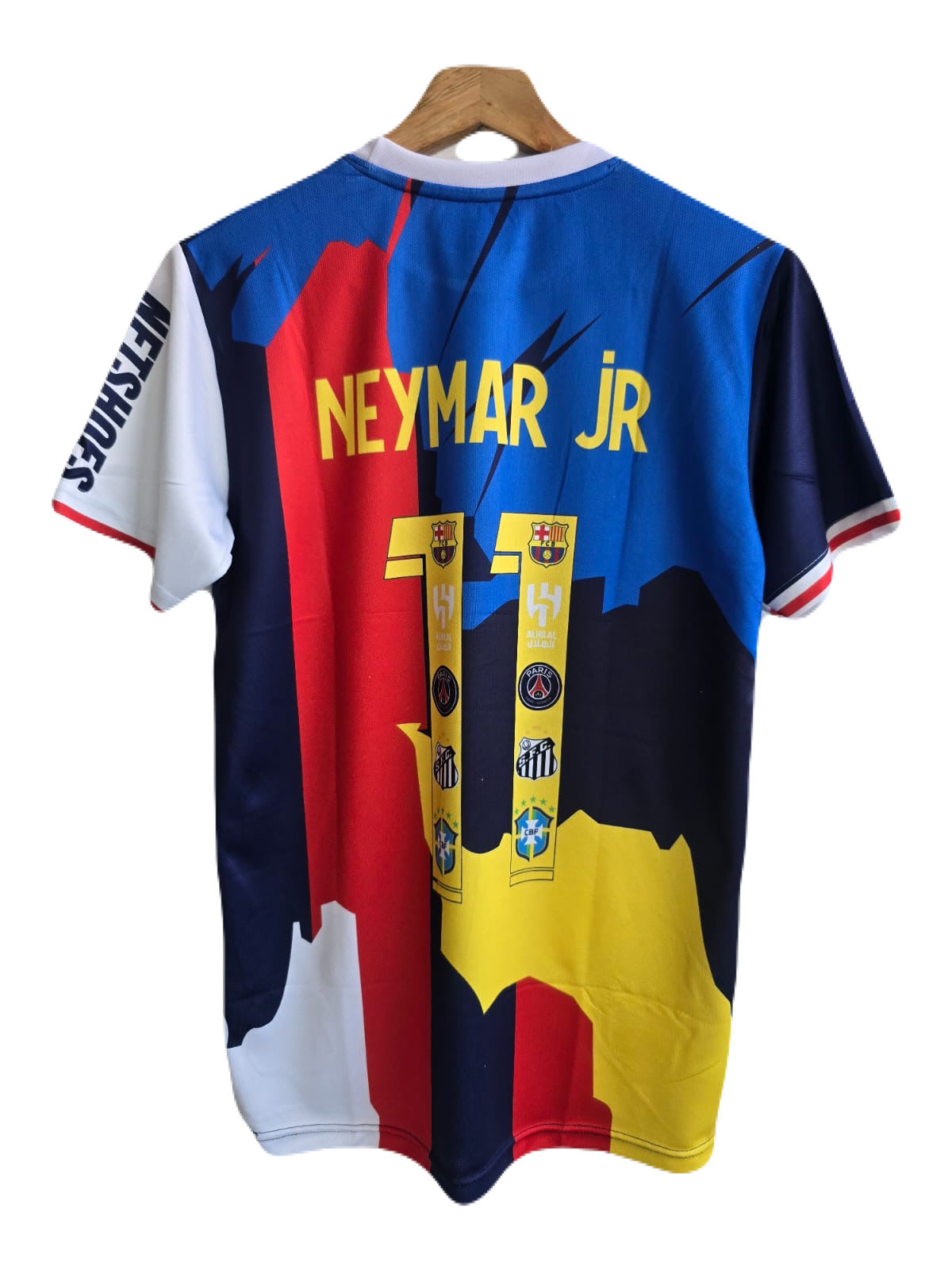 Neymar all time club jersey embroidery Limited edition
