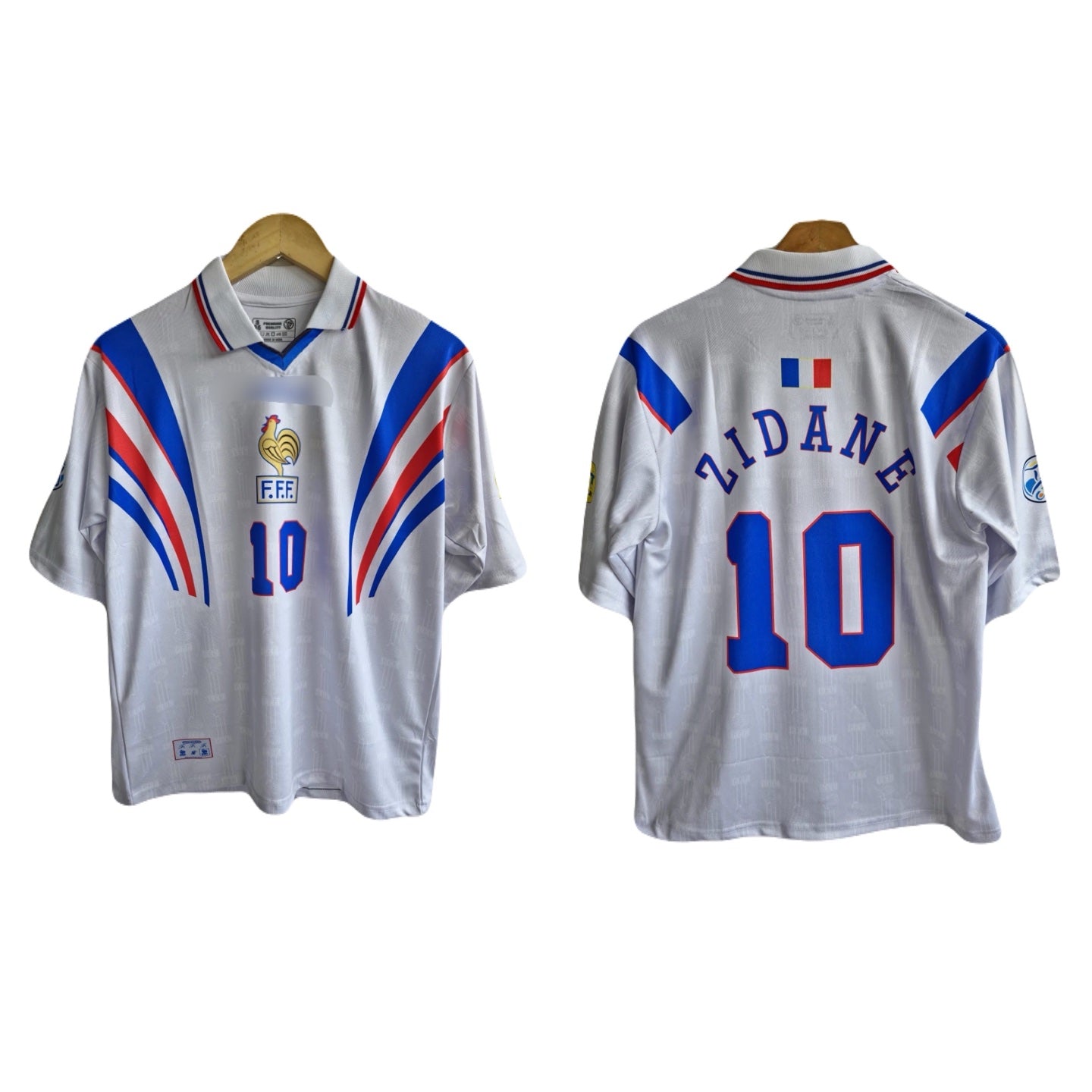 France 1996/97 Away jersey Zidane P166 Ms retro store – MS RETRO