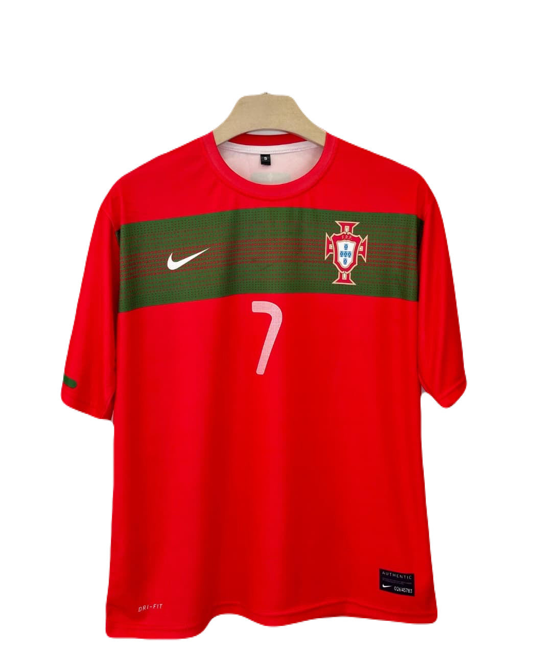PORTUGAL 2010-12 HOME KIT RONALDO FIVE SLEEVE - MS RETRO STORE