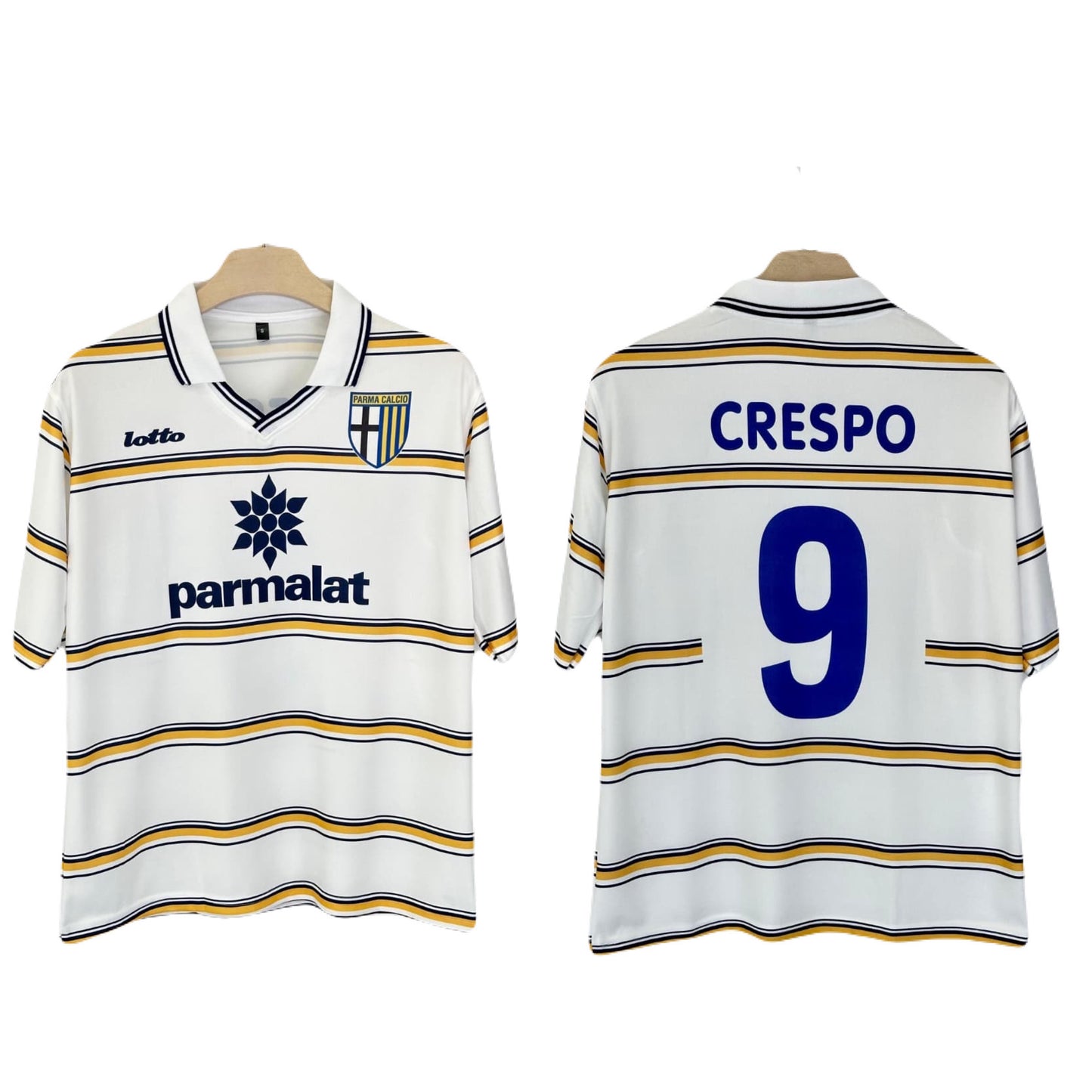 Parma Fc 1998 Away kit Crespo Five sleeve - Ms Retro Store