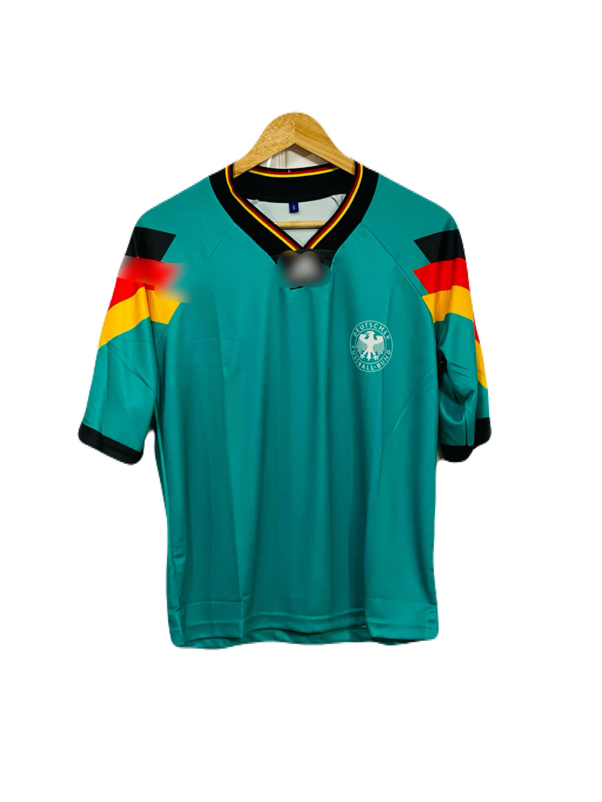 Germany 1992 training away kit Five sleeve - P252 - Ms Retro Store