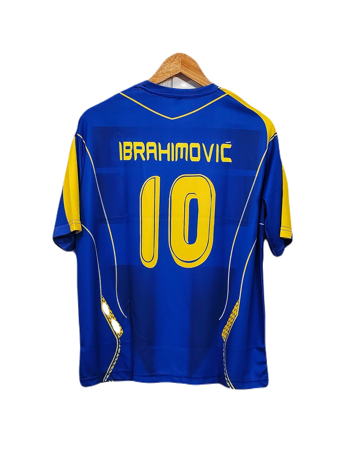 Sweden 2006-07 Away kit Ibrahimovic Five sleeve - P304 - Ms Retro Store