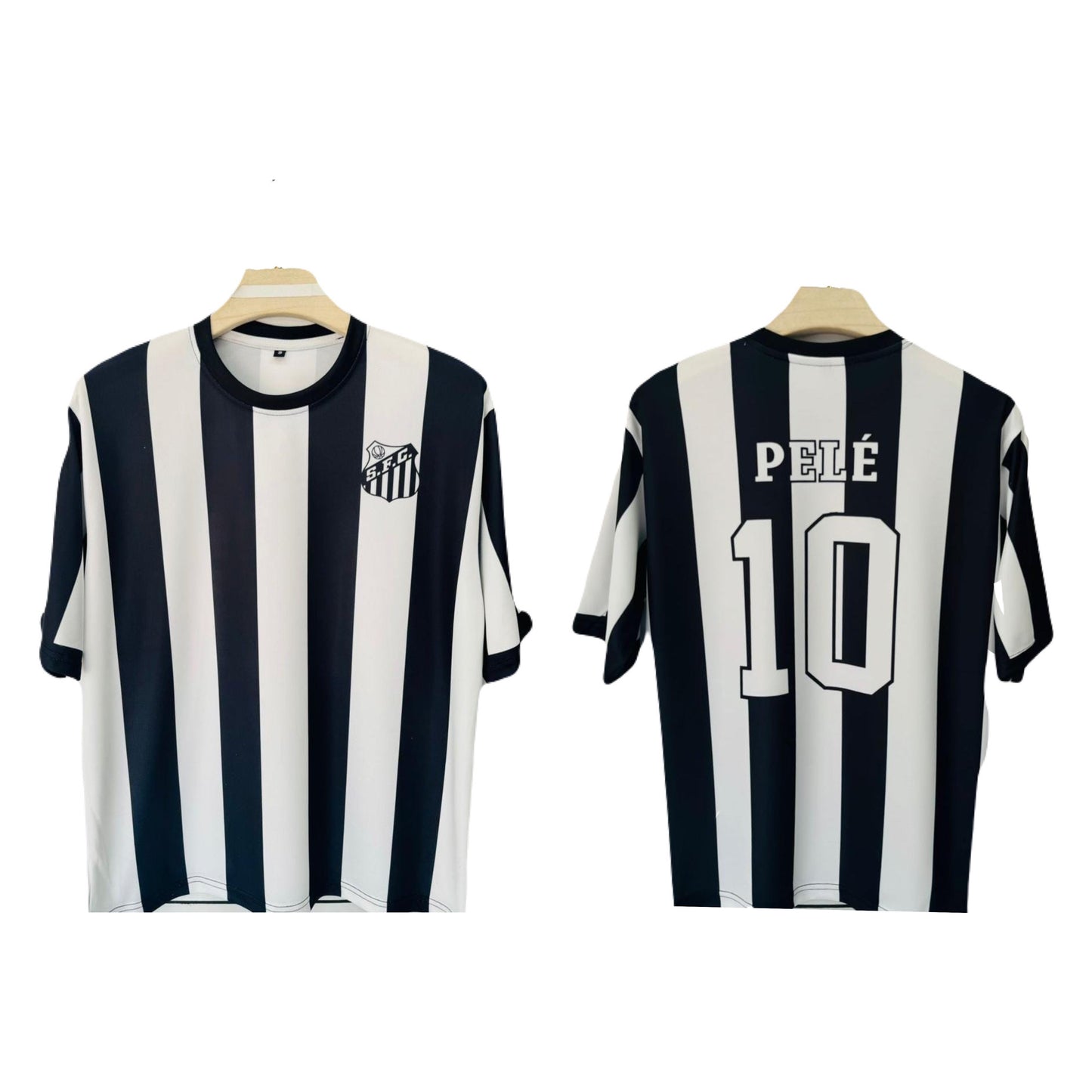 Pele santos five sleeve jersey -  p246 - ms retro store
