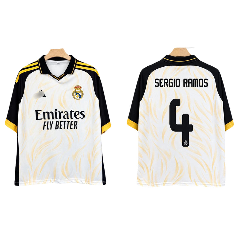 Sergio Ramos Real madrid Five Sleeve collar Jersey - P2678