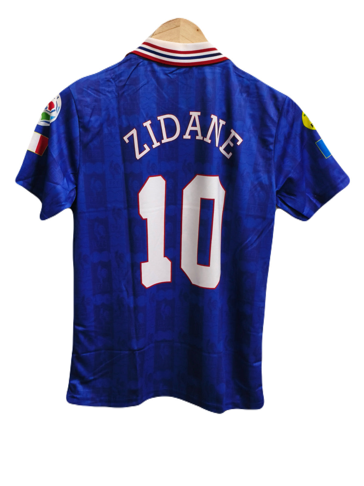 France 1996 home collar zidane P502 - ms retro store