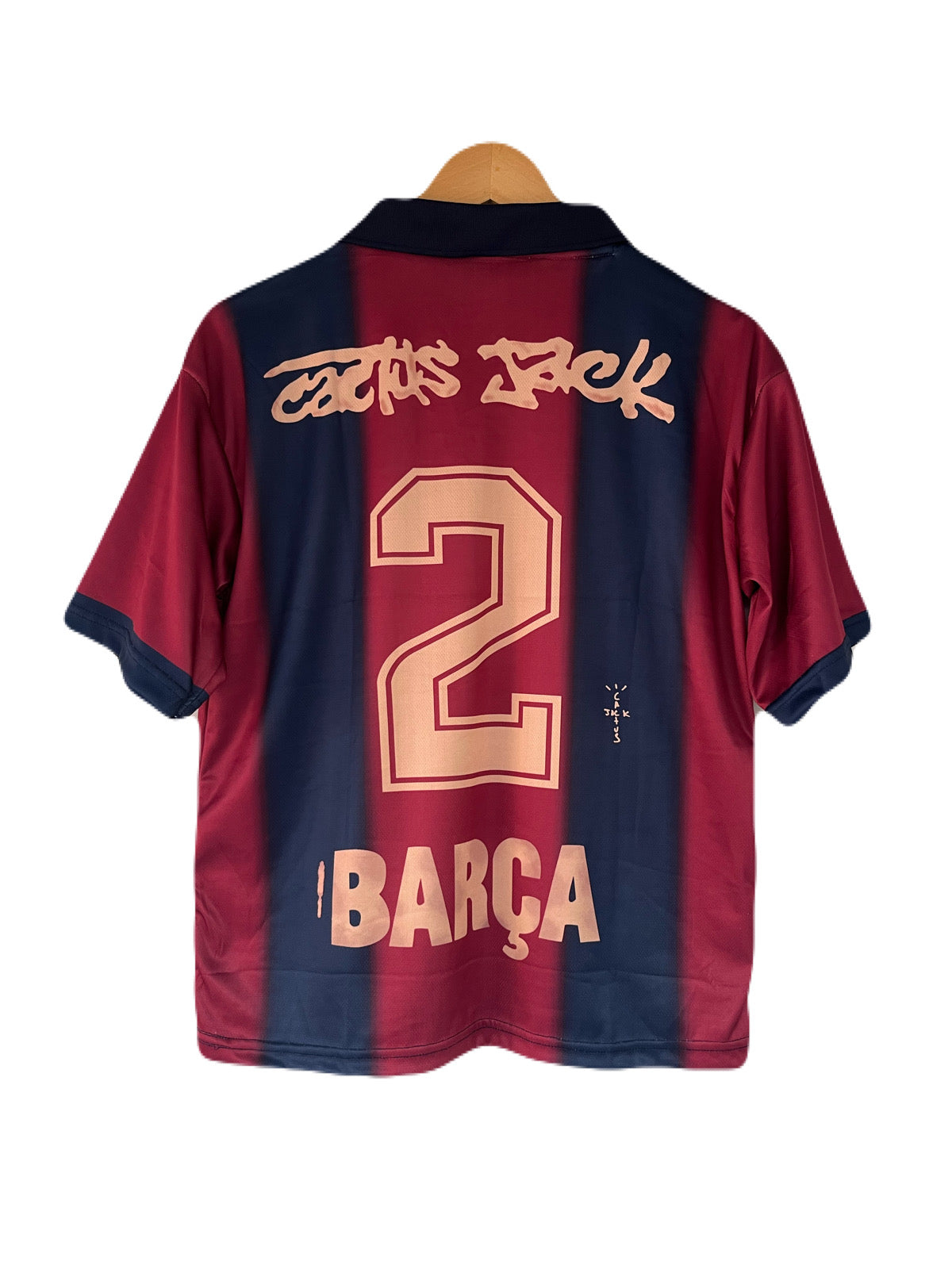 Fc Barcelona Travis cott Embroidery Fivesleeve - P901 -ms retro store