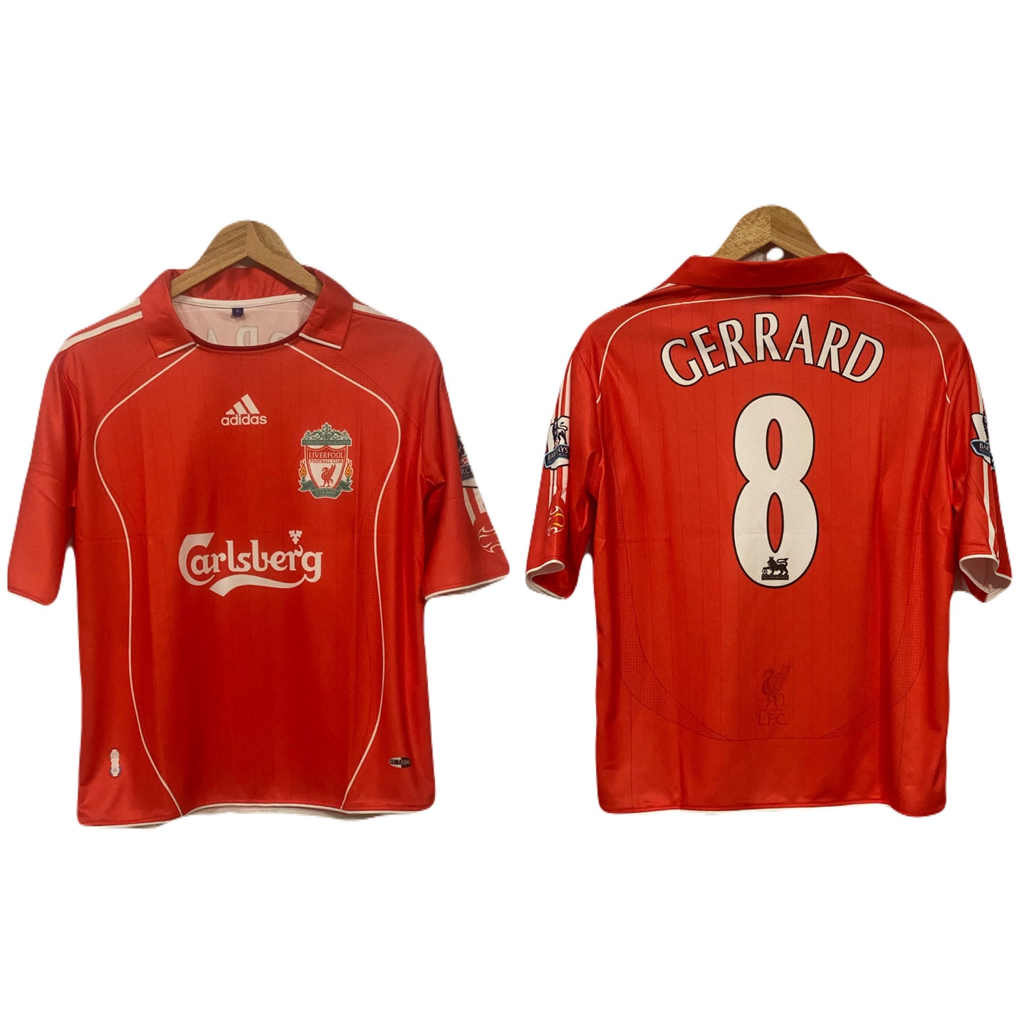 Liverpool 2006-07 Home kit Gerrard - P121 - Ms Retro Store