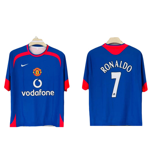 United 2005/06 Away jersey five sleeve Roanldo - P644 ms retro store