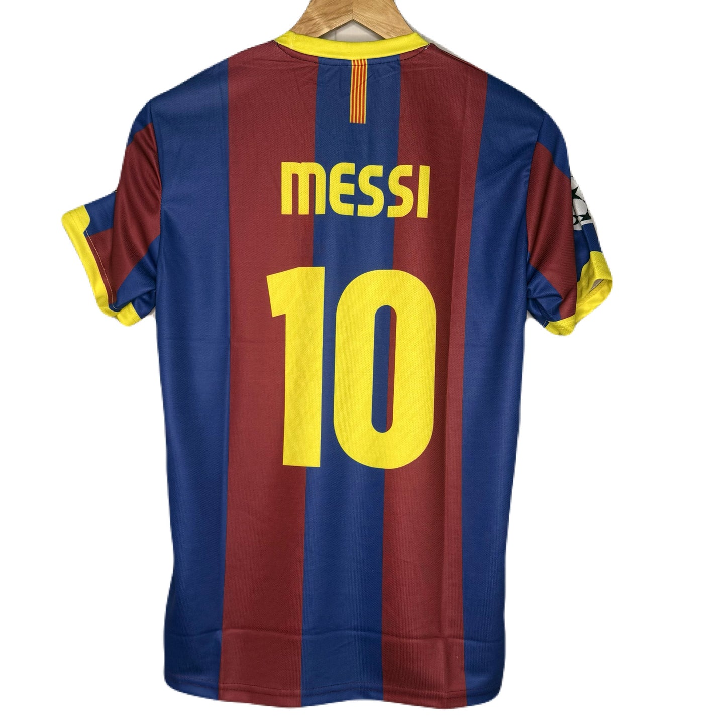 Fc Barcelona 2010-11 UCL Final Kit Messi Half Sleeve - Ms Retro Store