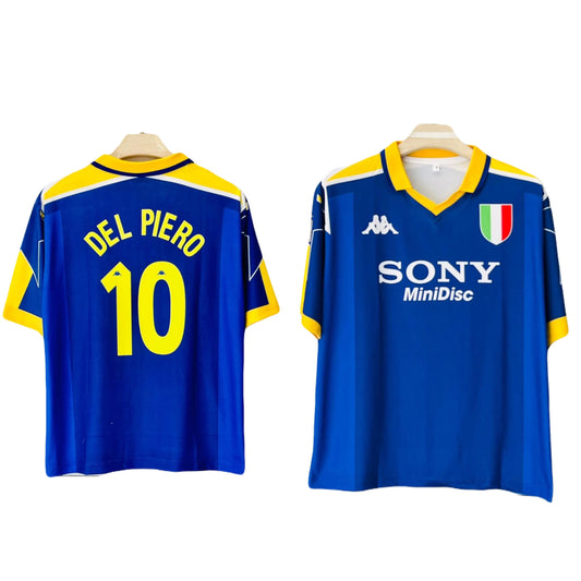 Juventus away jersey 1997/98 del piero 10 five sleeve jersey P361 - ms retro store