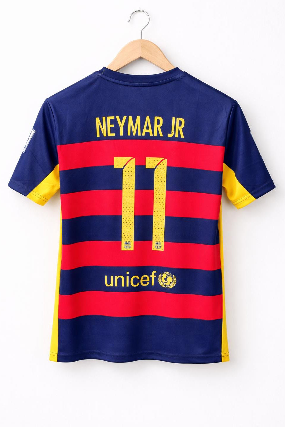 Barcelona 2014-15 Home Kit Neymar Half Sleeve - Ms Retro Store