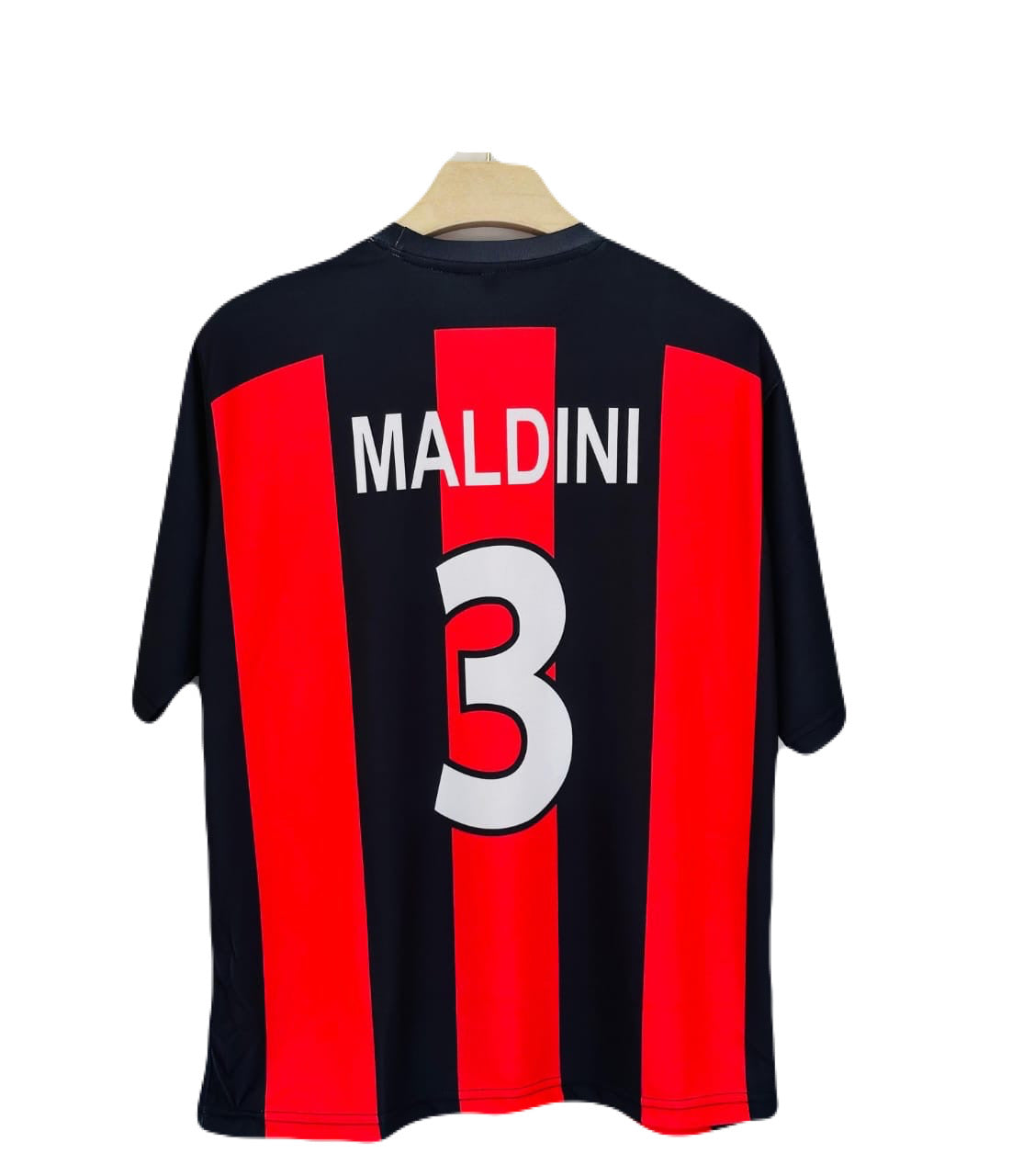 Ac milan 2000-01 Home Maldini Five sleeve - Ms Retro Store
