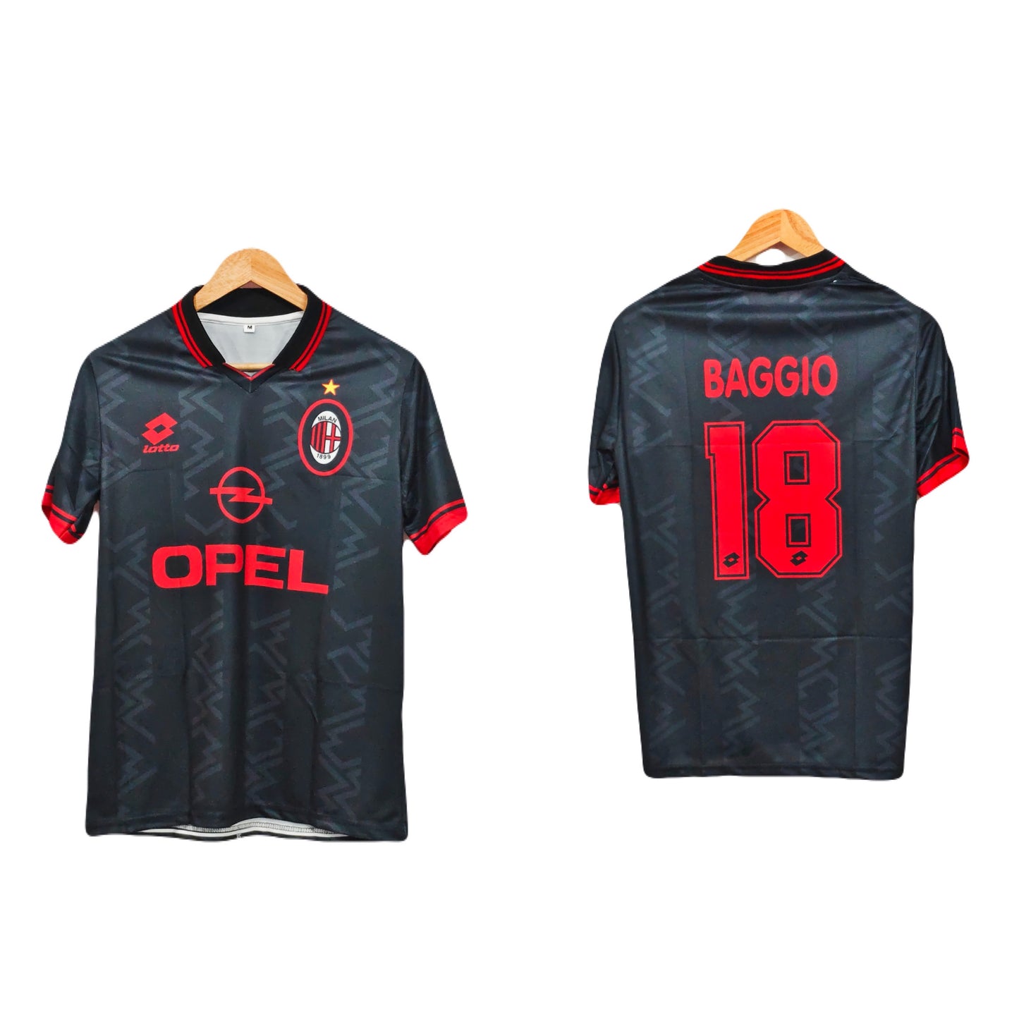 Ac milan 1996-97 Third kit Baggio Half sleeve - P286 - Ms Retro Store