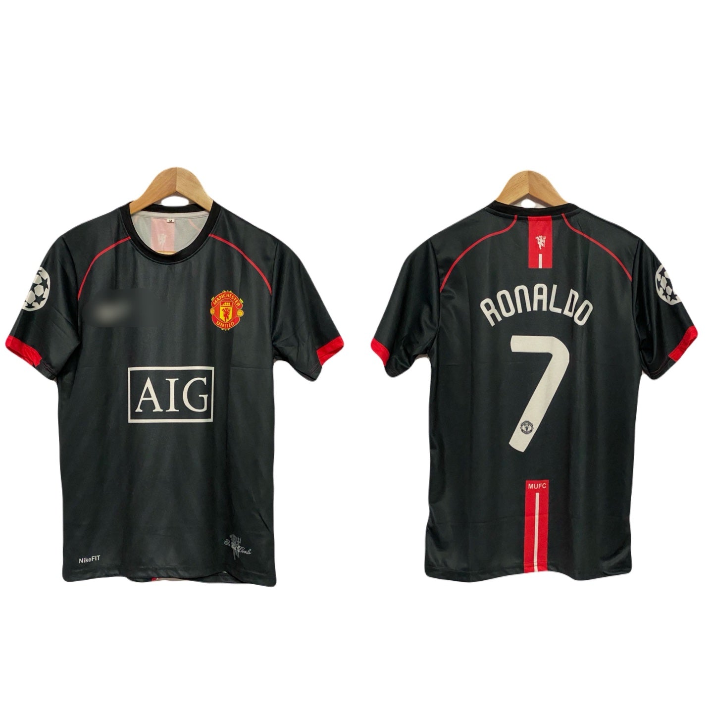Best retro jersey Manchester United Ronaldo 2008 away jersey -ms