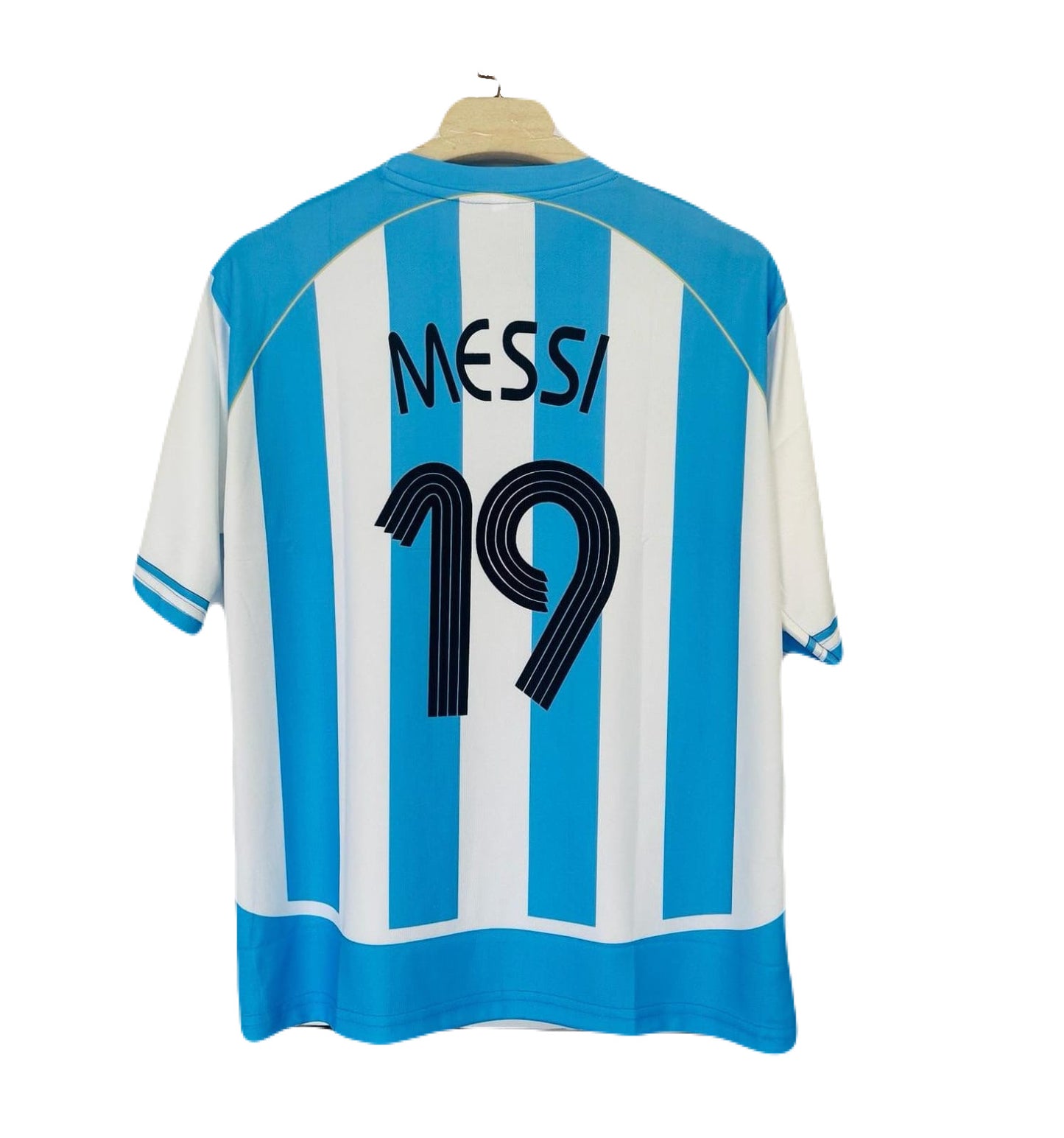 Argentina 2006 home five sleeve jersey messi - ms retro store