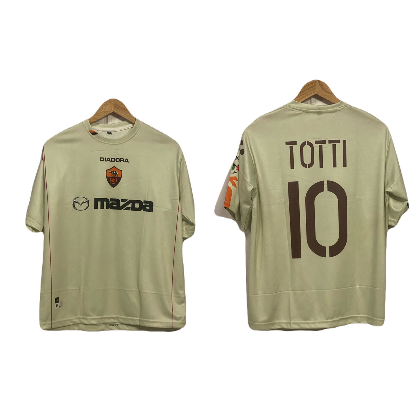 As roma away kit Totti Five sleeve - P225 - Ms Retro Store