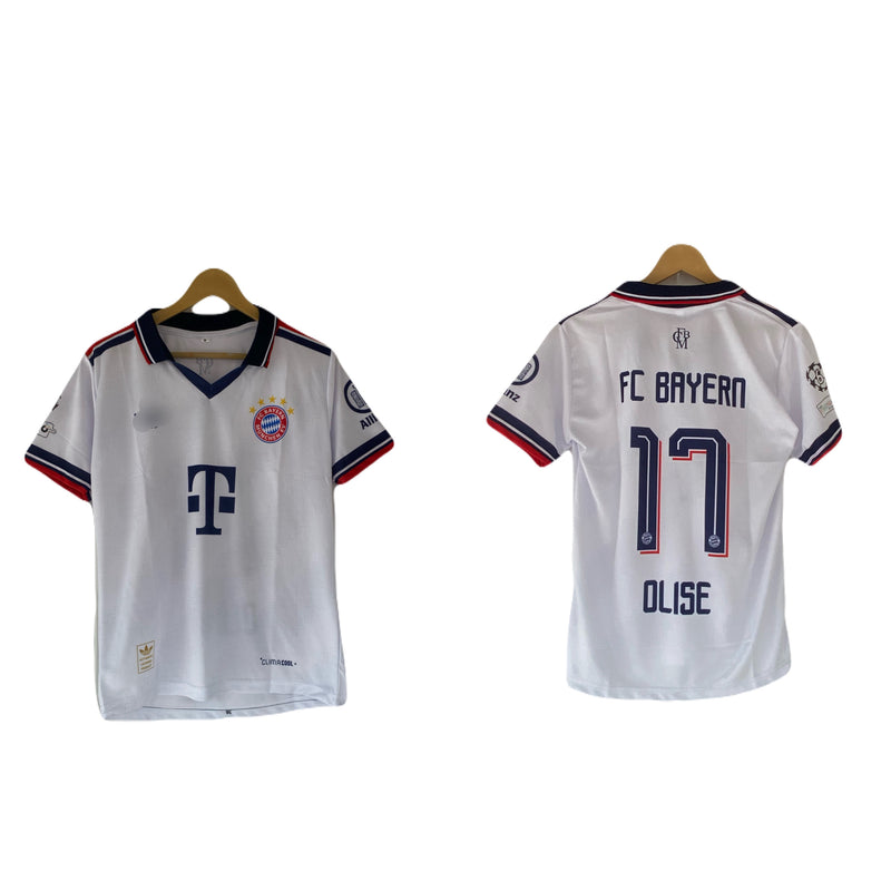 Olise Bayern Munich 2026-27 Away Half sleeve Collar Sublimation jersey - P2718
