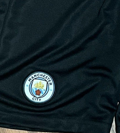 Manchester City home shorts embroidery - P1827
