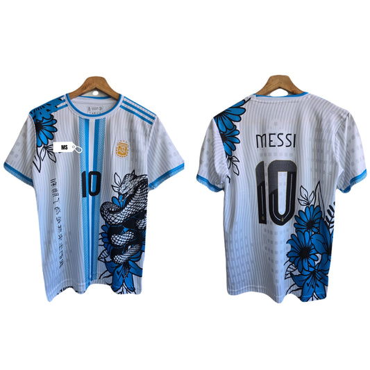 Argentina dragon edition jersey messi embroidery - P654 ms retro store